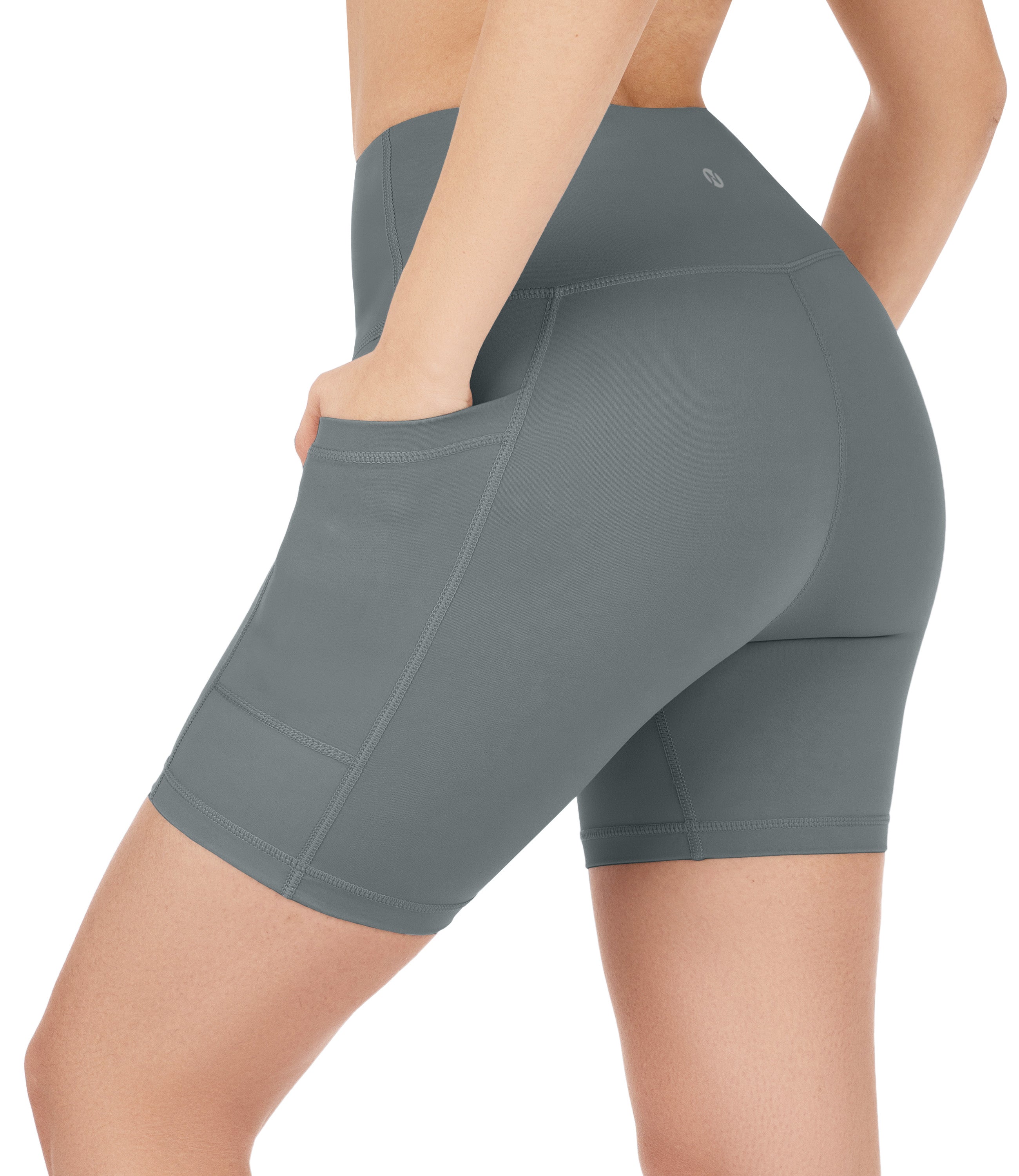 NirLUX™ High Waist Biker Shorts with Pockets for Women