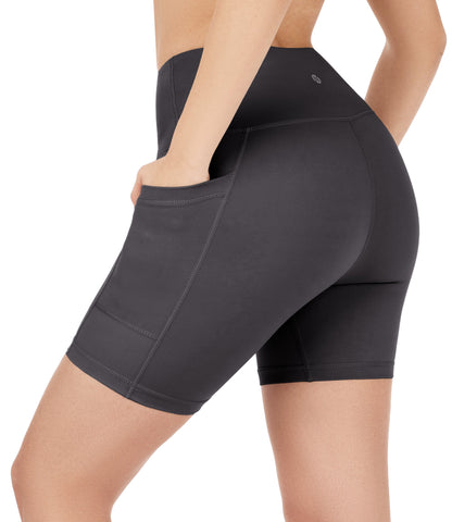 NirLUX™ High Waist Biker Shorts with Pockets for Women