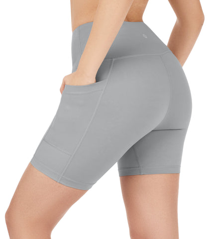 NirLUX™ High Waist Biker Shorts with Pockets for Women