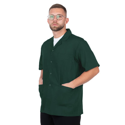 Short Sleeve Lab Coat for Men - Nirlon