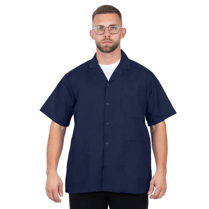 Short Sleeve Lab Coat for Men - Nirlon
