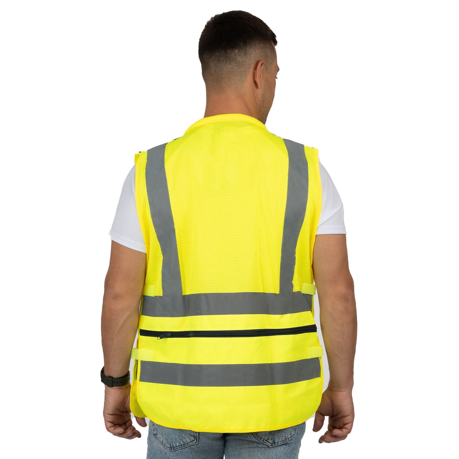 EMS Reflective Mesh Safety Vest with Pockets - Nirlon