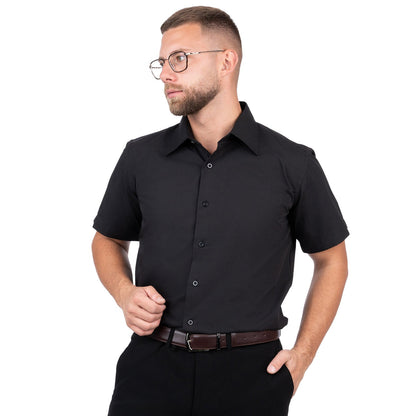 Short Sleeve Elegant Diolen Shirt for Men - Nirlon
