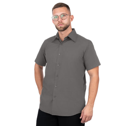 Short Sleeve Elegant Diolen Shirt for Men - Nirlon