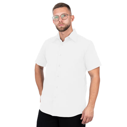 Short Sleeve Elegant Diolen Shirt for Men - Nirlon