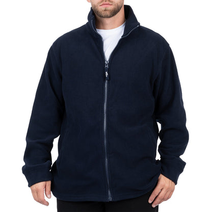 Zip Up Fleece Jacket with 2 Pockets for Men - Nirlon