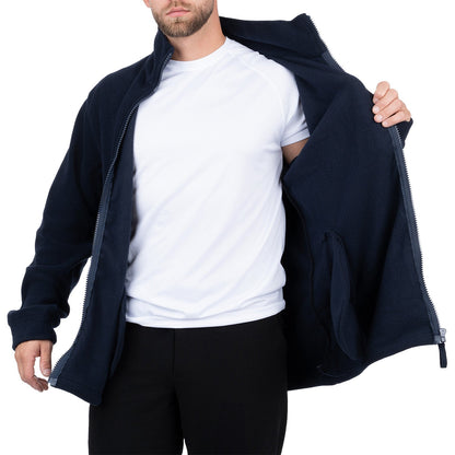 Zip Up Fleece Jacket with 2 Pockets for Men - Nirlon