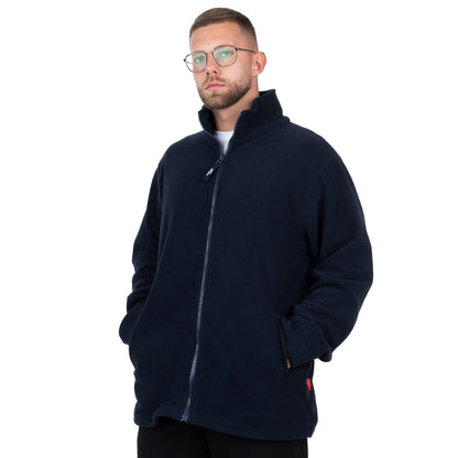 Zip Up Fleece Jacket with 2 Pockets for Men - Nirlon