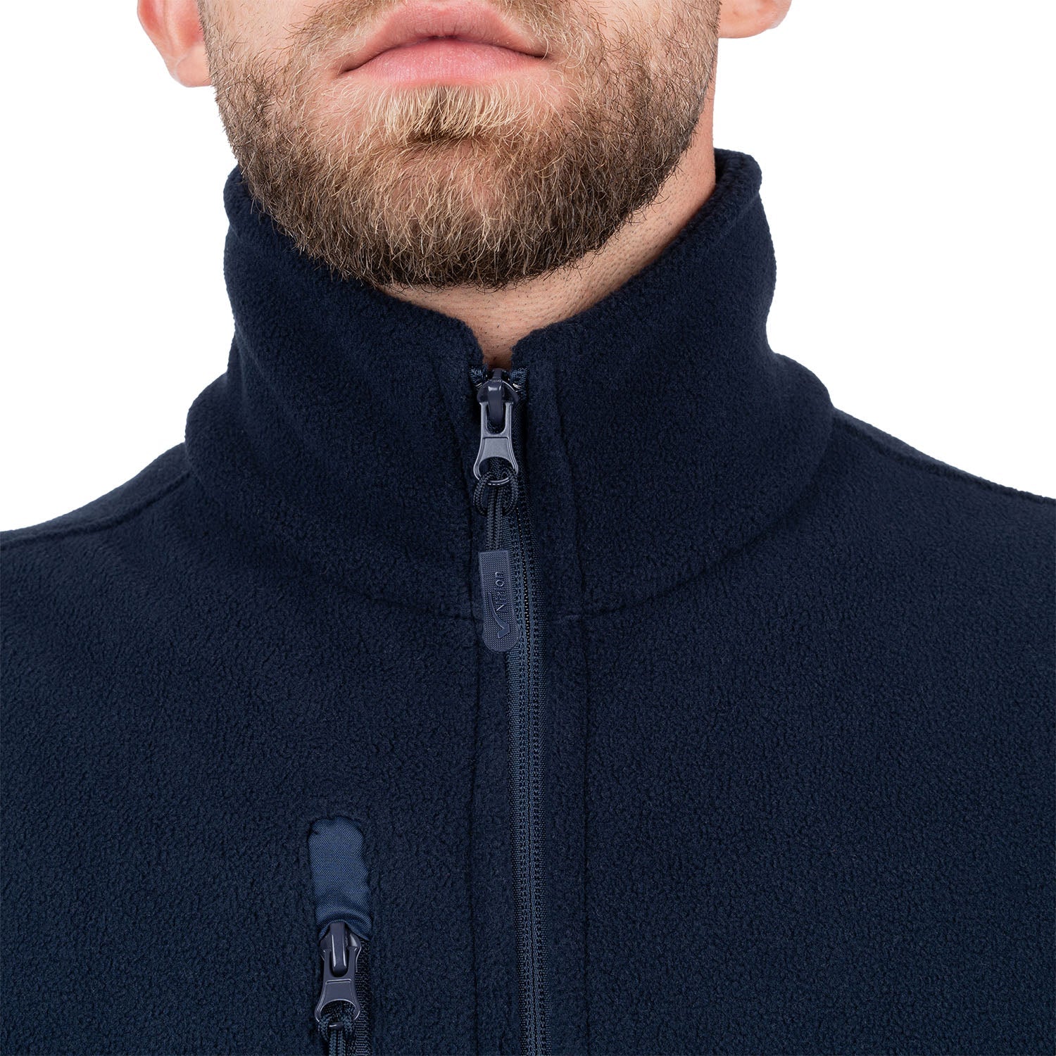 Zip Up Fleece Jacket with 3 Pockets for Men - Nirlon