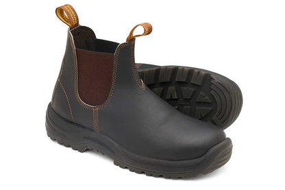 Safety Boot – Stout Brown Leather - Nirlon