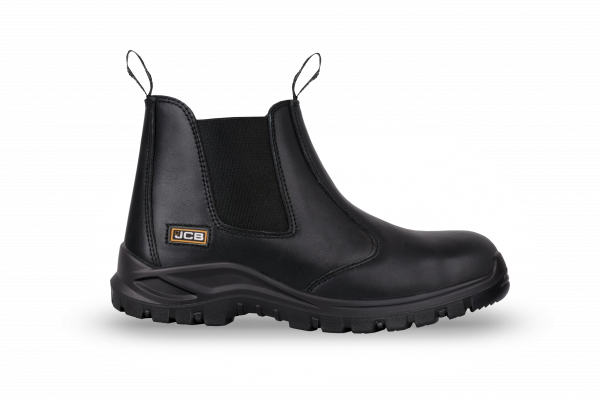 Safety Boot – Black Smooth Premium Leather - Nirlon