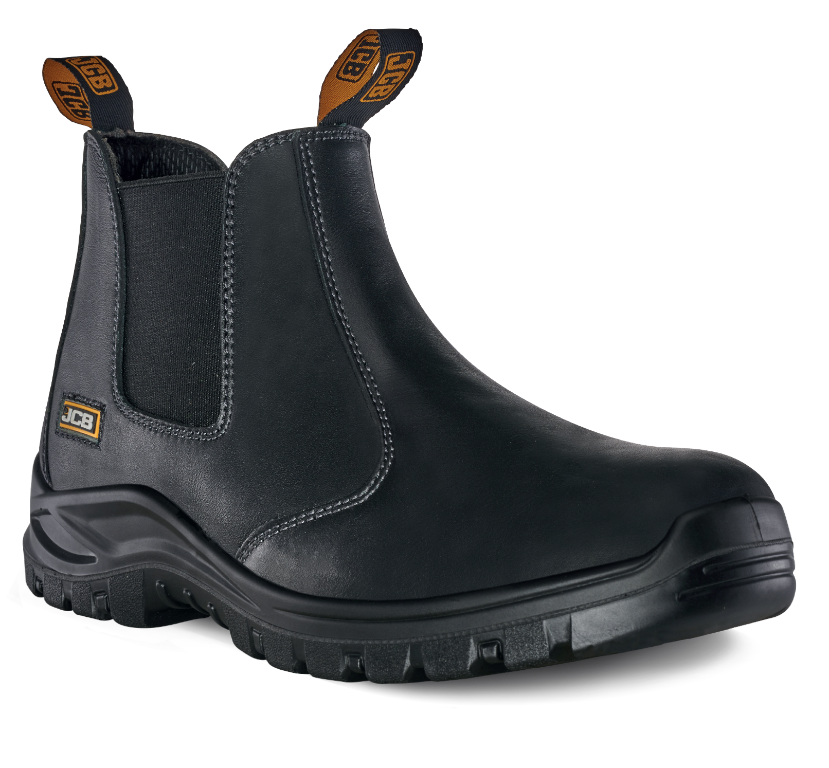 Safety Boot – Black Smooth Premium Leather - Nirlon