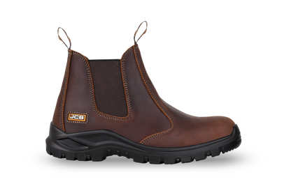 Safety Boot – Brown Smooth Premium Leather - Nirlon