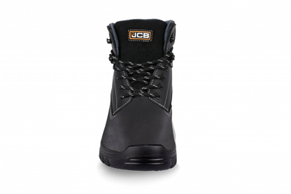 Work Boot – Black Smooth Leather - Nirlon