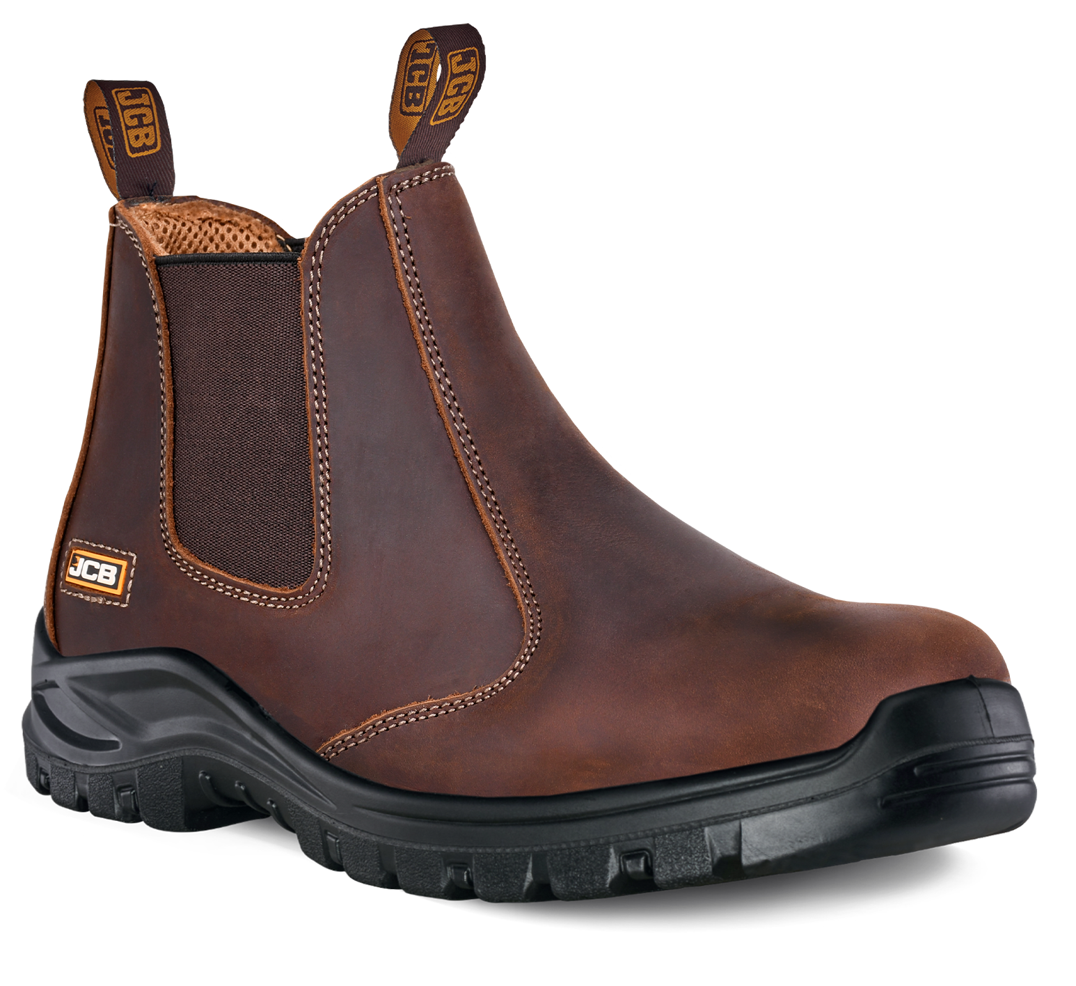 Safety Boot – Brown Smooth Premium Leather - Nirlon