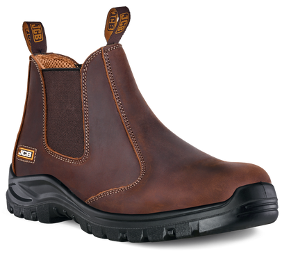 Safety Boot – Brown Smooth Premium Leather - Nirlon
