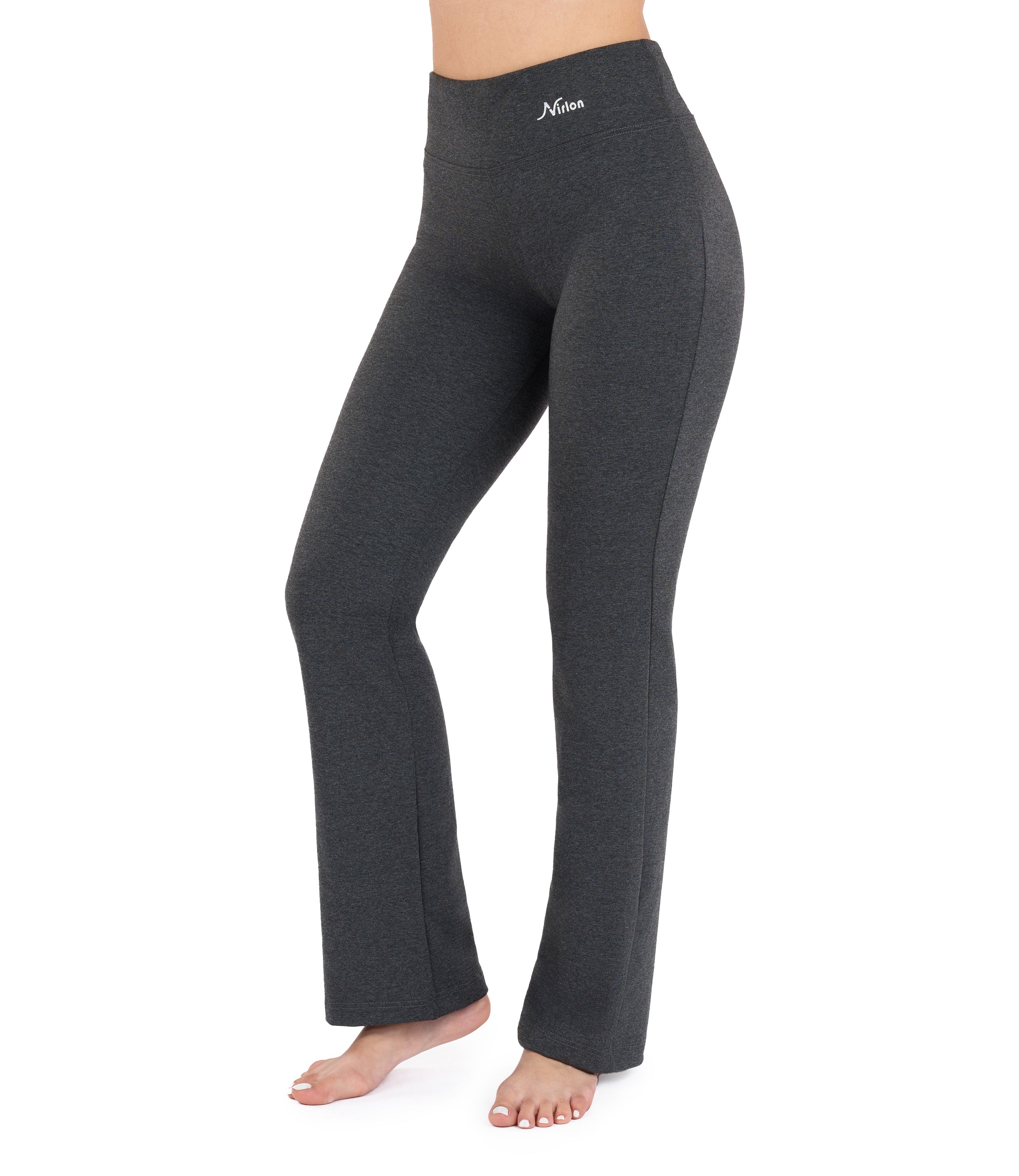 CottoNIR™ High Waist Straight-Leg Yoga Pants for Women