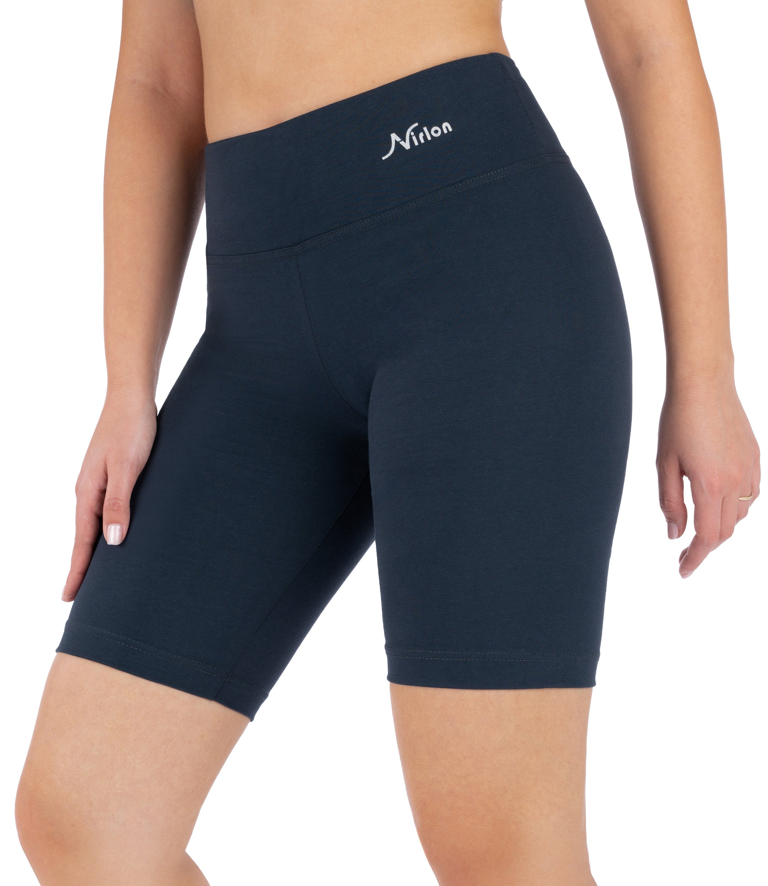 CottoNIR™ High Waist Biker Shorts for Women