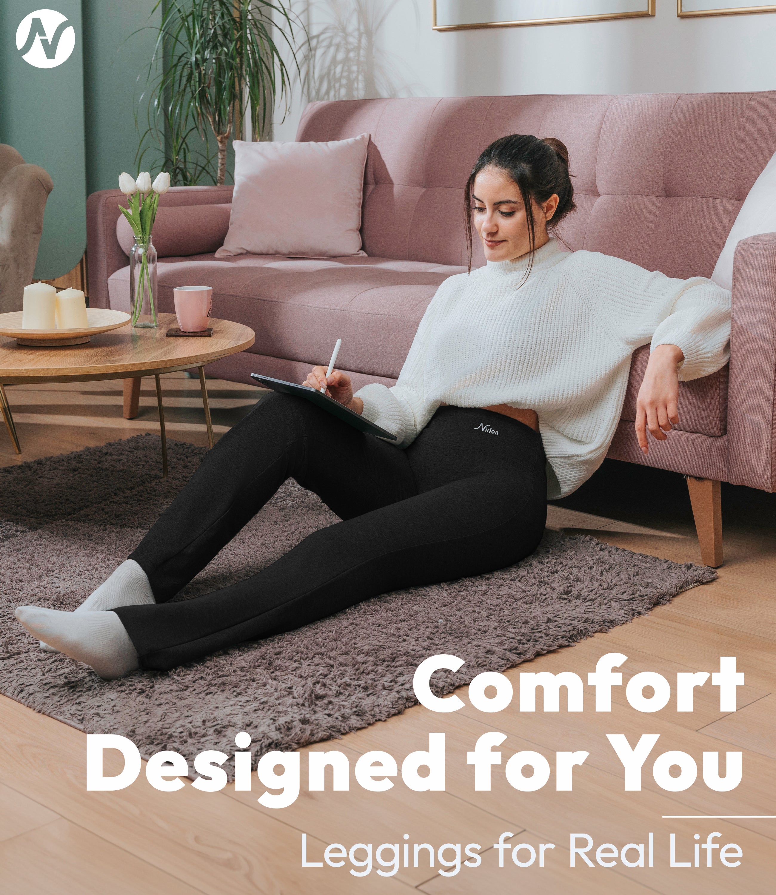 CottoNIR™ High Waist Bootcut Yoga Pants for Women