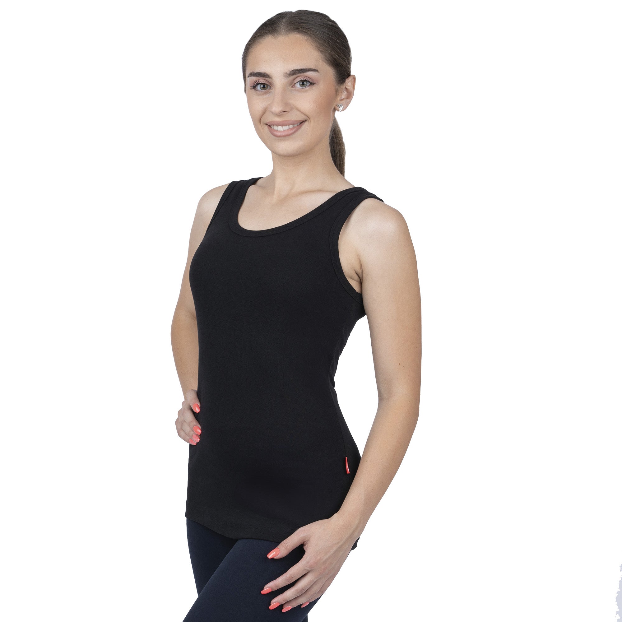 CottoNIR™ Ribbed Cotton Tank Top for Women - Nirlon