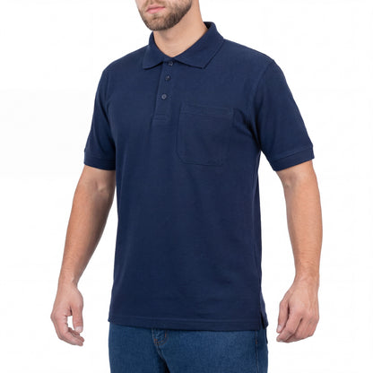 Short Sleeve Polo Shirt with Pocket for Men - Nirlon