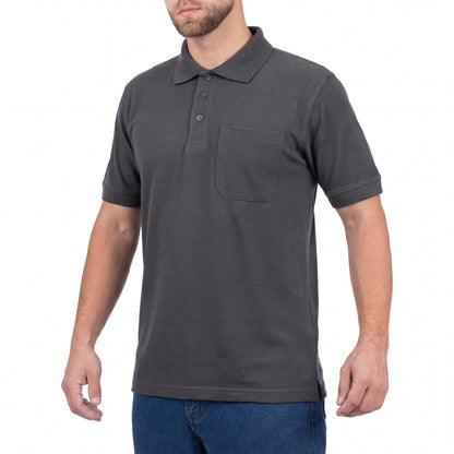 Short Sleeve Polo Shirt with Pocket for Men - Nirlon