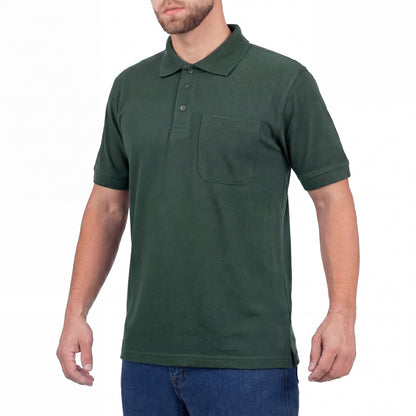 Short Sleeve Polo Shirt with Pocket for Men - Nirlon