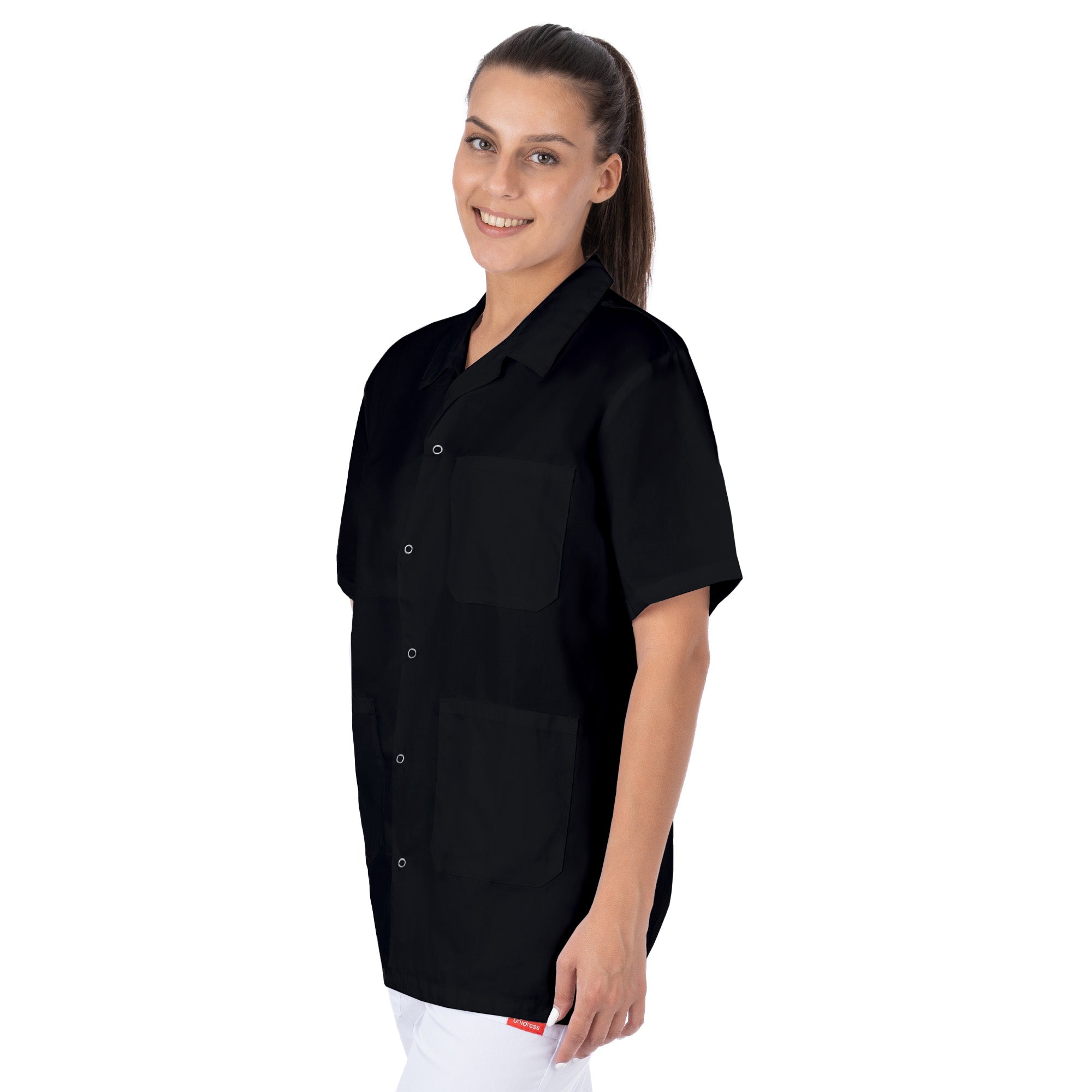 Short Sleeve Lab Coat for Women - Nirlon