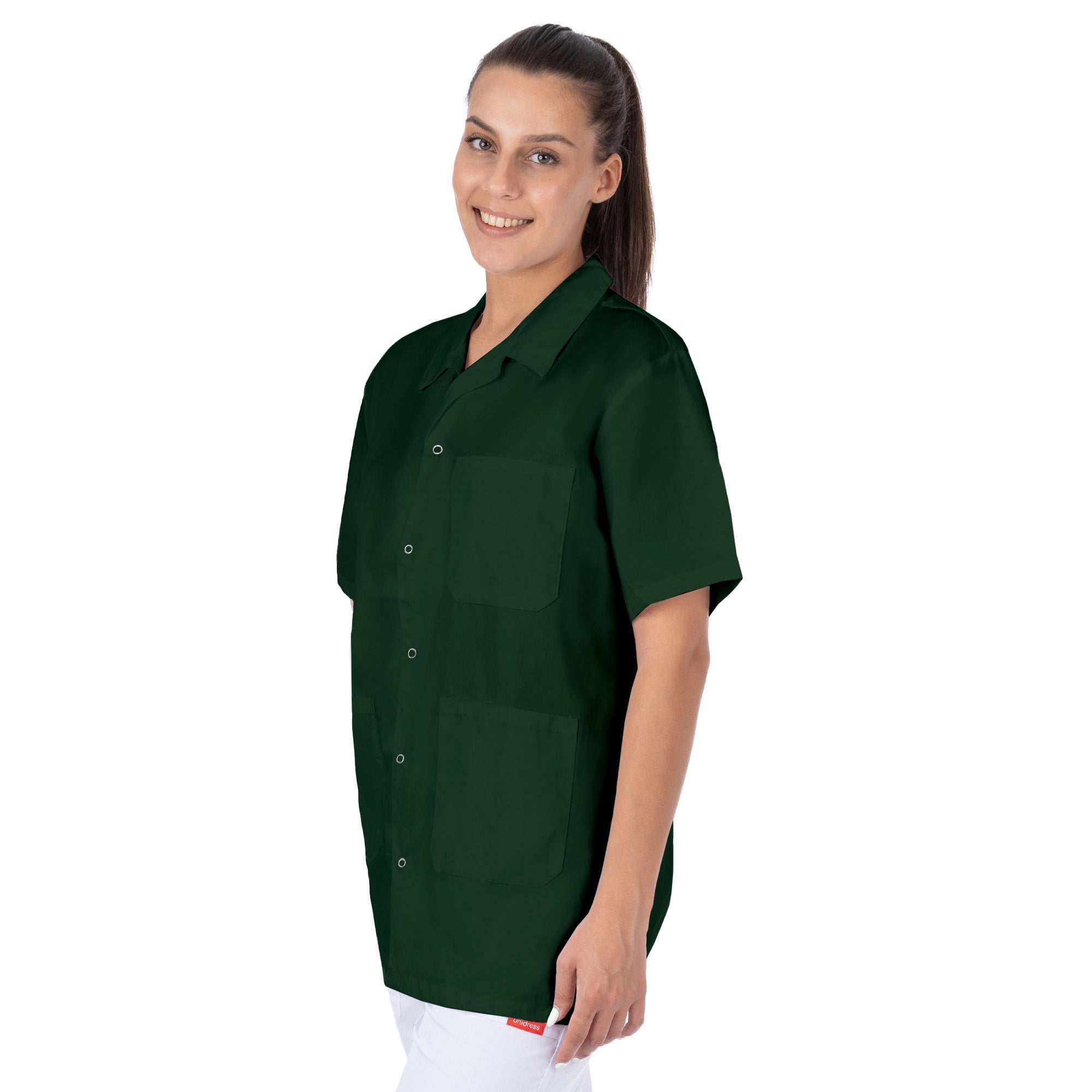 Short Sleeve Lab Coat for Women - Nirlon