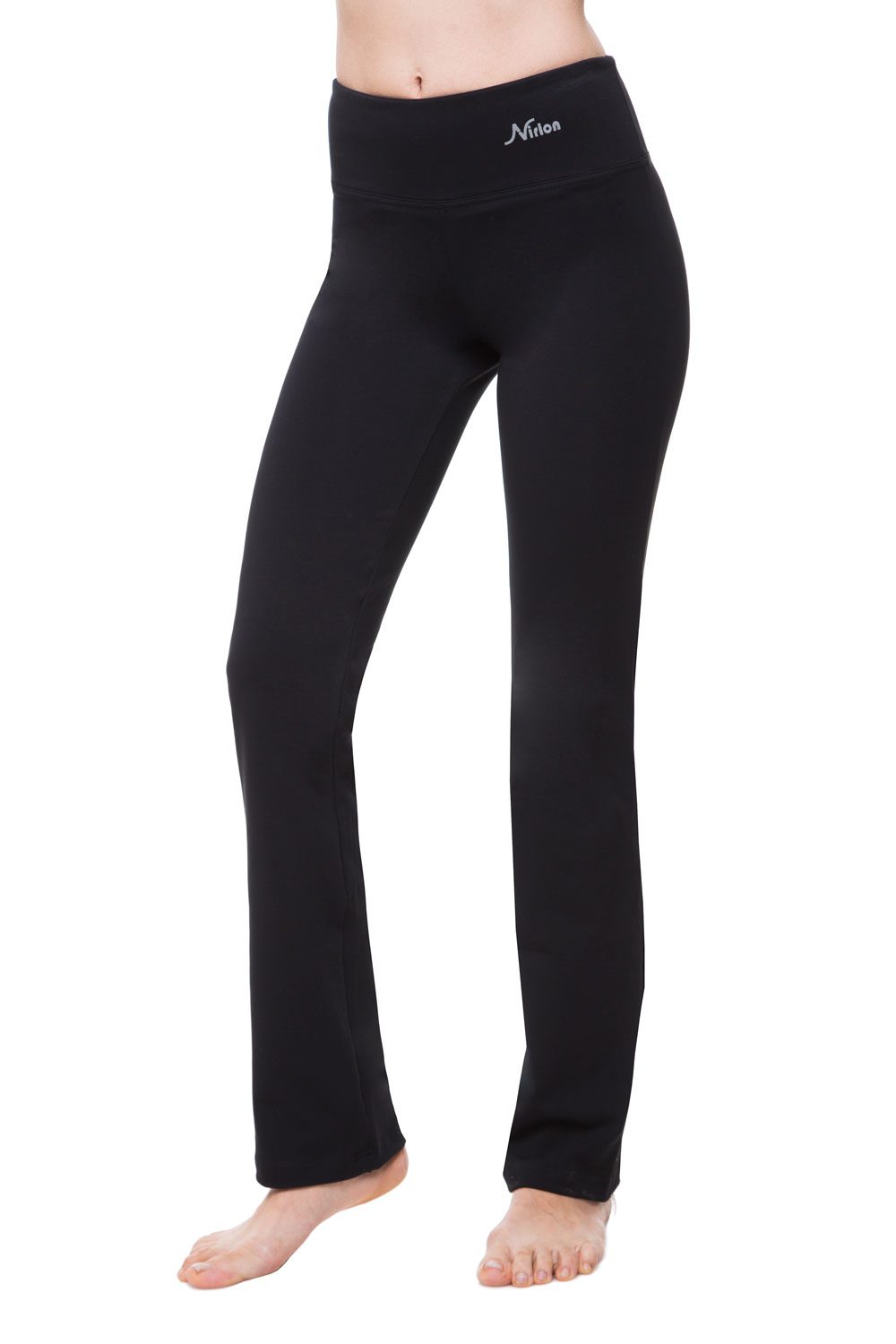 Bootcut Yoga Pants for Women – Black – Nirlon