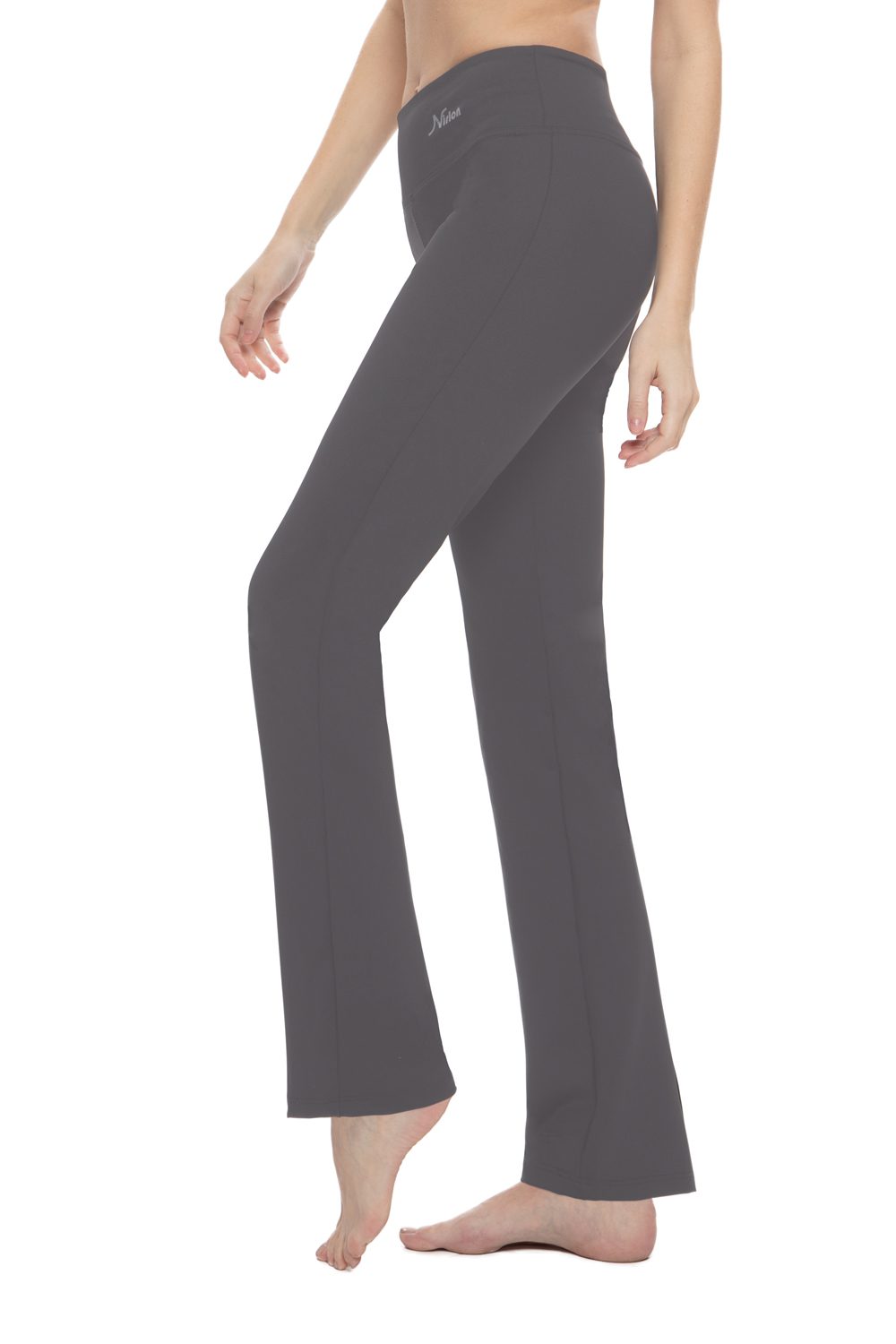 Bootcut Yoga Pants for Women – Graphite – Nirlon